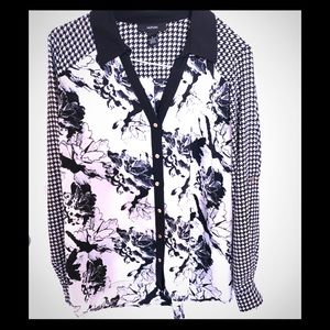 Alfani black white 3/$30 long sleeve button up 8
